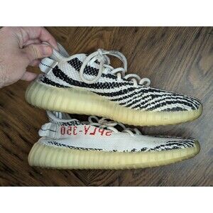 Adidas Yeezy Boost 350 V2 'Zebra' 2017 CP9654 Mens Size 6.5 Shoes Sneakers